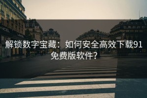 解锁数字宝藏：如何安全高效下载91免费版软件？
