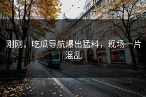 刚刚，吃瓜导航爆出猛料，现场一片混乱