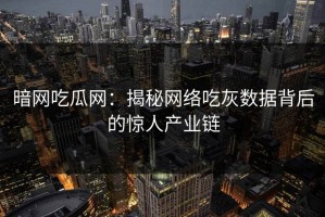 暗网吃瓜网：揭秘网络吃灰数据背后的惊人产业链