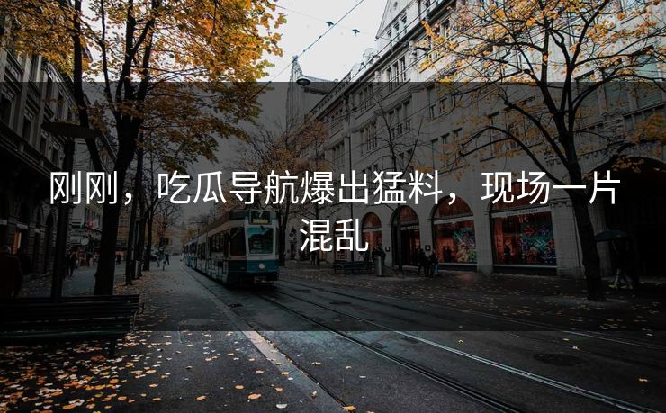 刚刚，吃瓜导航爆出猛料，现场一片混乱